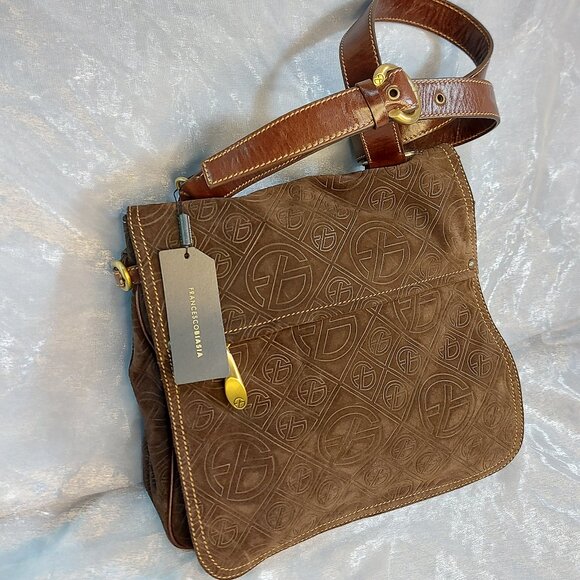 Leather Shoulder Bag by Francesco Biasia of Italy Brand New - Picture 3 of 16